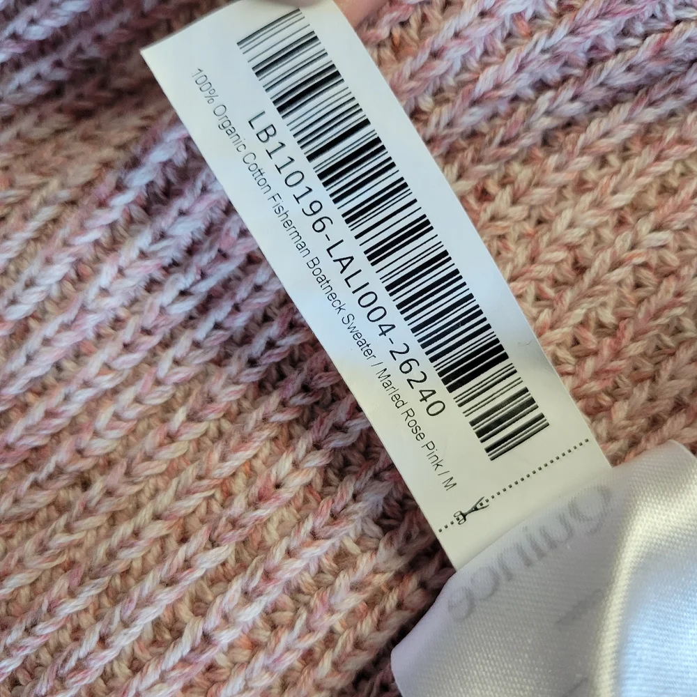 Quince Dusty Pink Rib Sweater - Picture 6 of 9